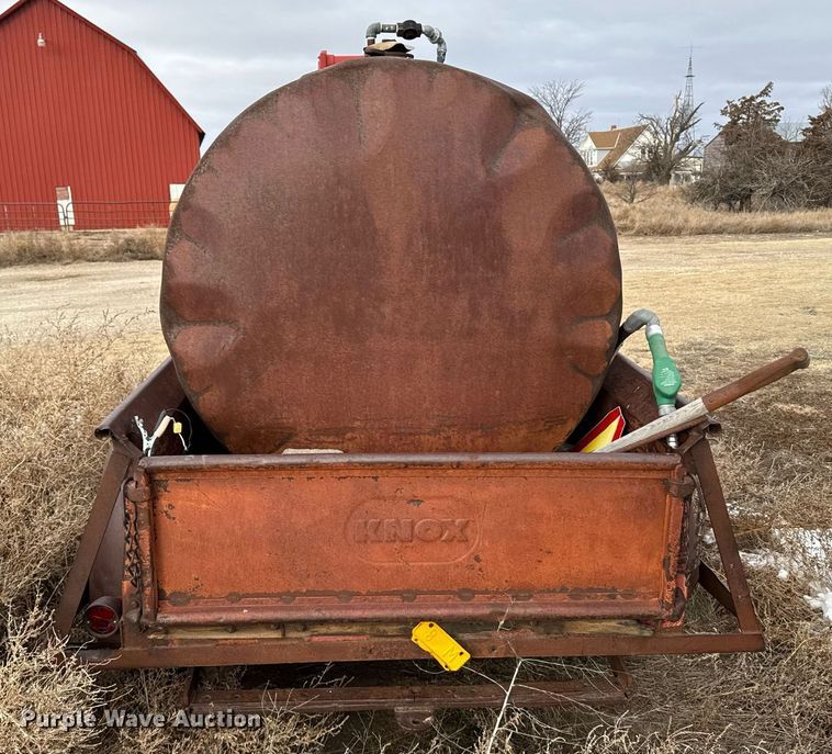 image for item NN9529 Shop built fuel trailer