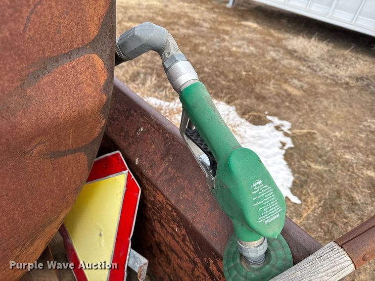 image for item NN9529 Shop built fuel trailer