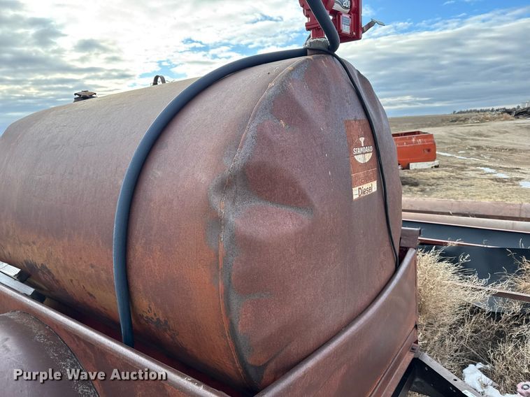 image for item NN9529 Shop built fuel trailer