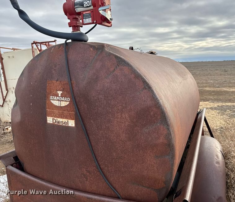 image for item NN9529 Shop built fuel trailer