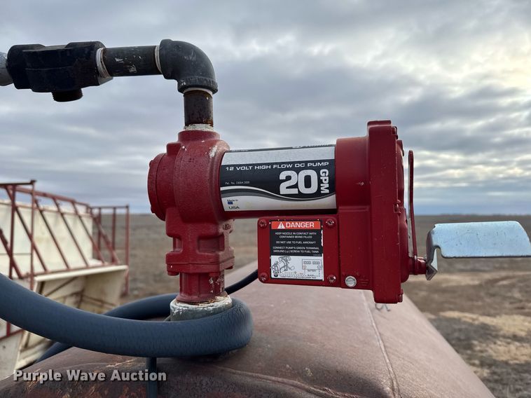 image for item NN9529 Shop built fuel trailer