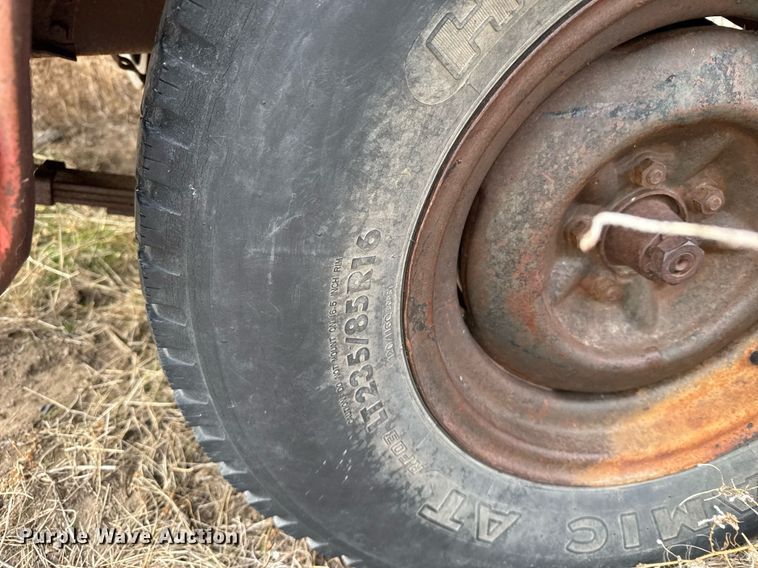 image for item NN9529 Shop built fuel trailer