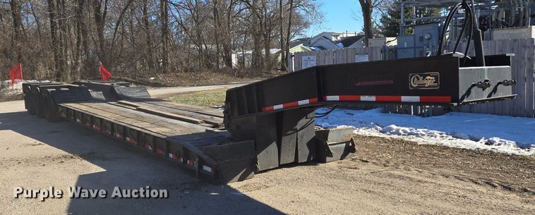 image for item DH9787 1995 Witzco Challenger RG-50 lowboy equipment trailer