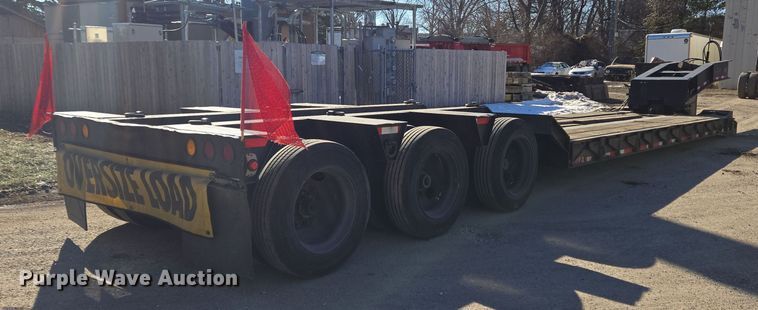 image for item DH9787 1995 Witzco Challenger RG-50 lowboy equipment trailer