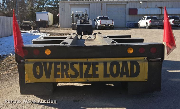 image for item DH9787 1995 Witzco Challenger RG-50 lowboy equipment trailer