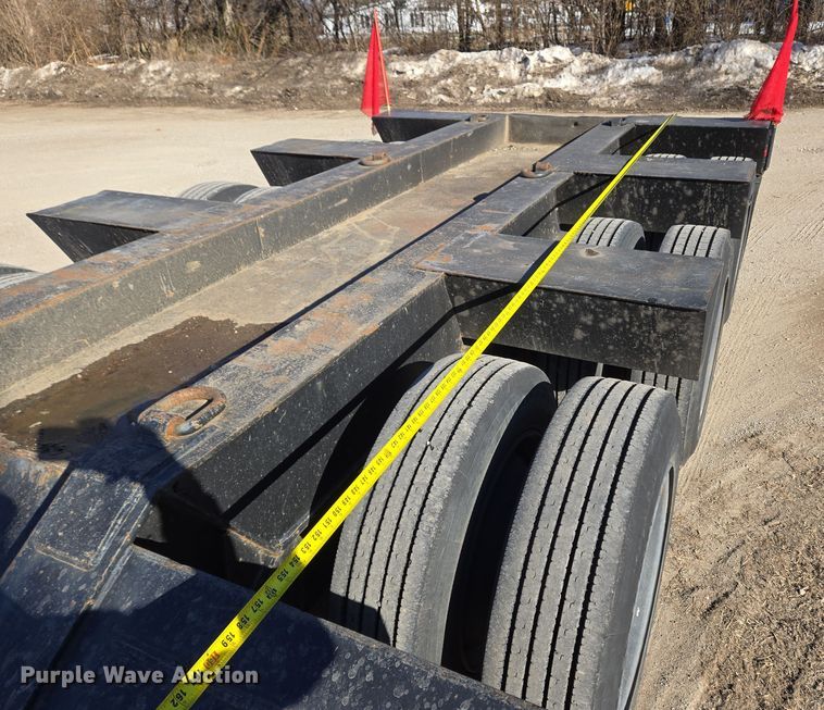 image for item DH9787 1995 Witzco Challenger RG-50 lowboy equipment trailer