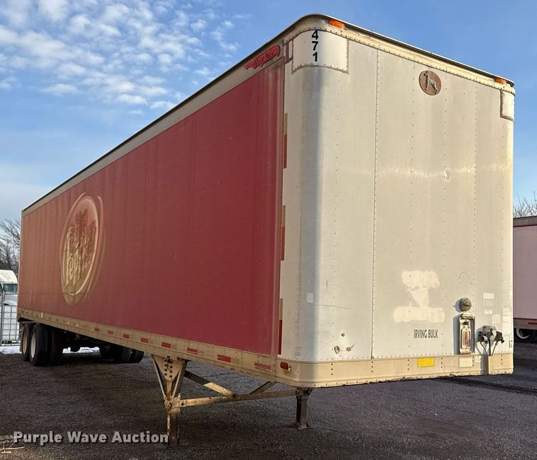 image for item DM5518 1997 Great Dane Trailers 7141TJWP 48 dry van trailer