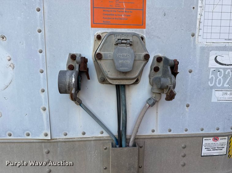 image for item DM5520 1997 Great Dane Trailers 7111TJWP dry van trailer