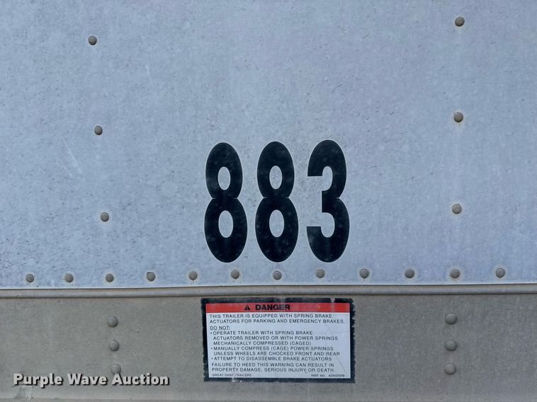 image for item DM5520 1997 Great Dane Trailers 7111TJWP dry van trailer