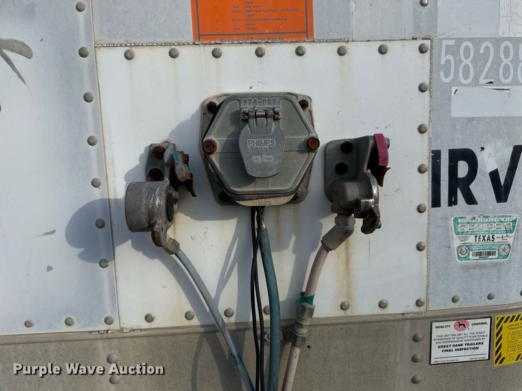 image for item DM5521 1997 Great Dane Trailers 7111TJWP dry van trailer