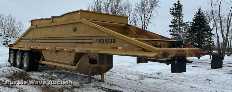image for item DN0957 1983 Load King 1827 bottom dump trailer