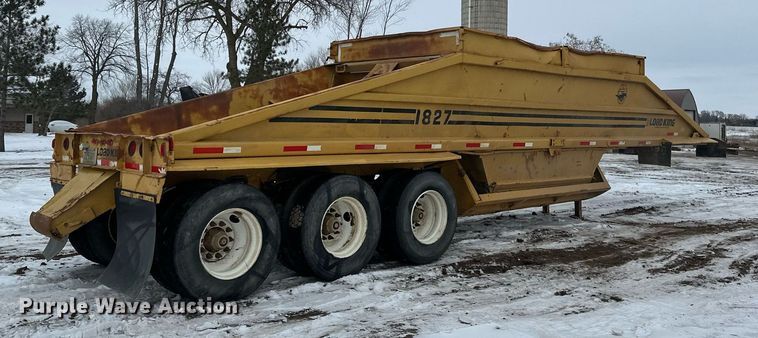 image for item DN0957 1983 Load King 1827 bottom dump trailer