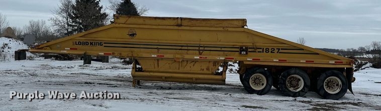 image for item DN0957 1983 Load King 1827 bottom dump trailer