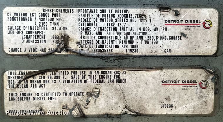 image for item DP6110 2000 Kenworth T800 semi truck