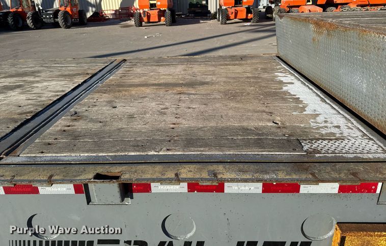 image for item DW2483 2013 Trail-eze TE70HT drop deck hydraulic tail equipment trailer