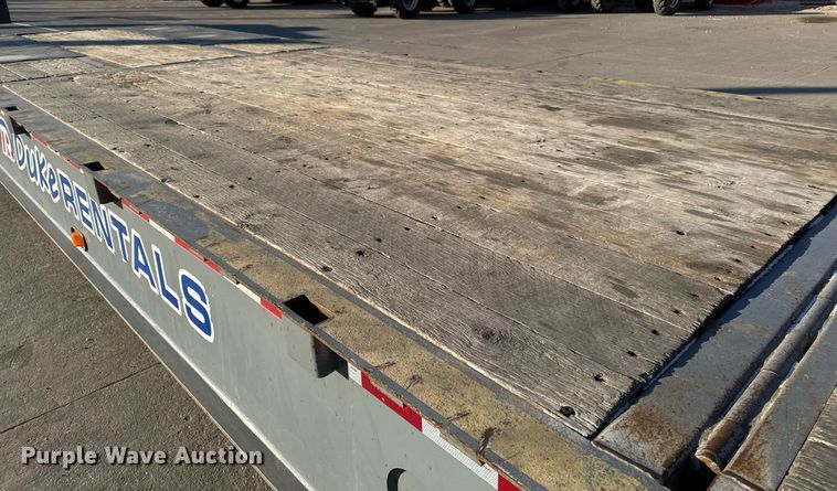 image for item DW2483 2013 Trail-eze TE70HT drop deck hydraulic tail equipment trailer