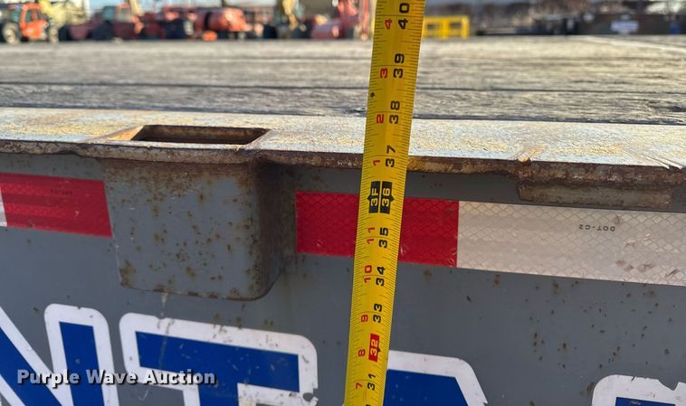 image for item DW2483 2013 Trail-eze TE70HT drop deck hydraulic tail equipment trailer