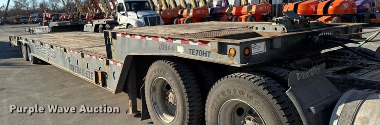 image for item DW2484 2013 Trail-eze TE70HT drop deck hydraulic tail equipment trailer