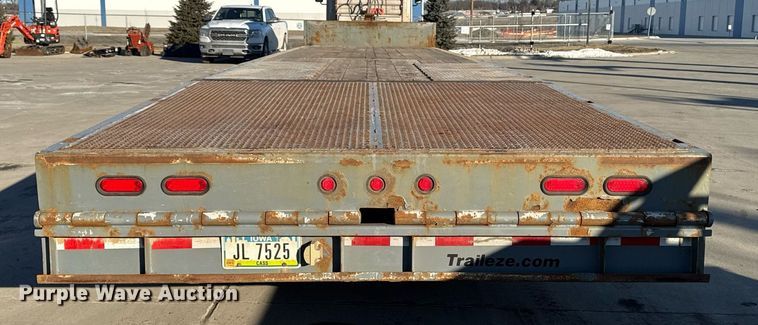 image for item DW2484 2013 Trail-eze TE70HT drop deck hydraulic tail equipment trailer