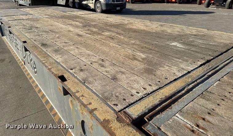 image for item DW2484 2013 Trail-eze TE70HT drop deck hydraulic tail equipment trailer