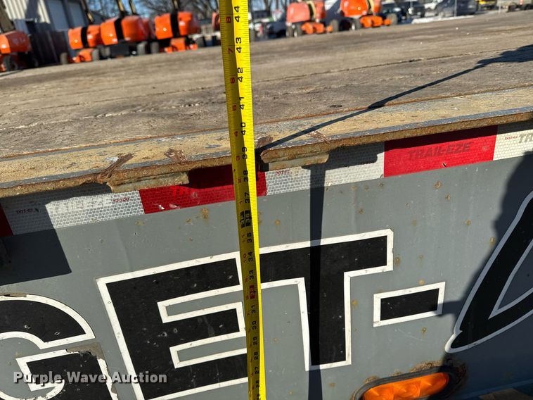 image for item DW2484 2013 Trail-eze TE70HT drop deck hydraulic tail equipment trailer