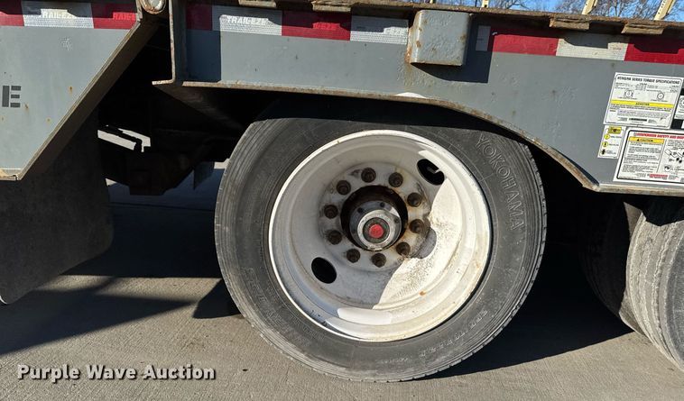 image for item DW2484 2013 Trail-eze TE70HT drop deck hydraulic tail equipment trailer