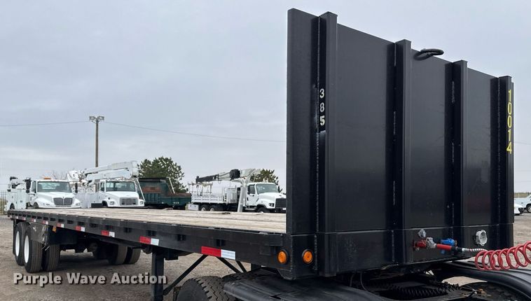 image for item EG2468 1987 Ledwell & Sons Enterprises flatbed trailer