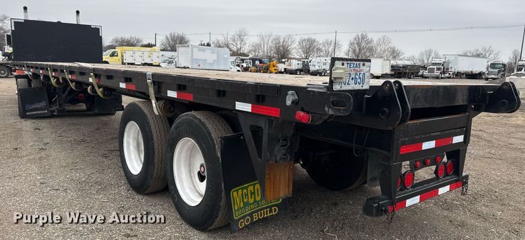 image for item EG2468 1987 Ledwell & Sons Enterprises flatbed trailer