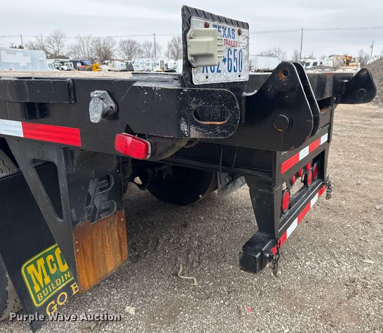 image for item EG2468 1987 Ledwell & Sons Enterprises flatbed trailer