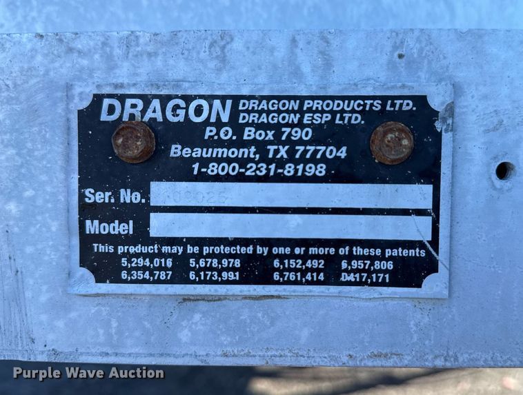image for item EG2475 2012 Dragon Products Trailers vacuum trailer
