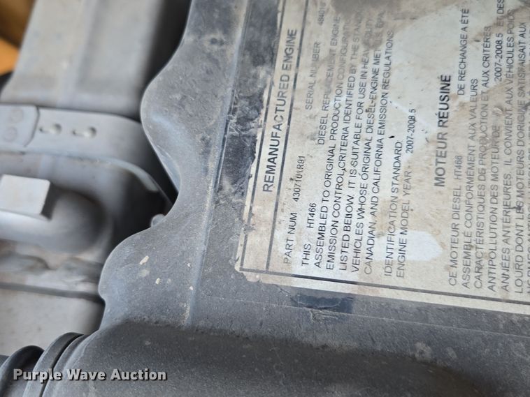 image for item EI4099 2010 International Durastar 4300 dump flatbed truck