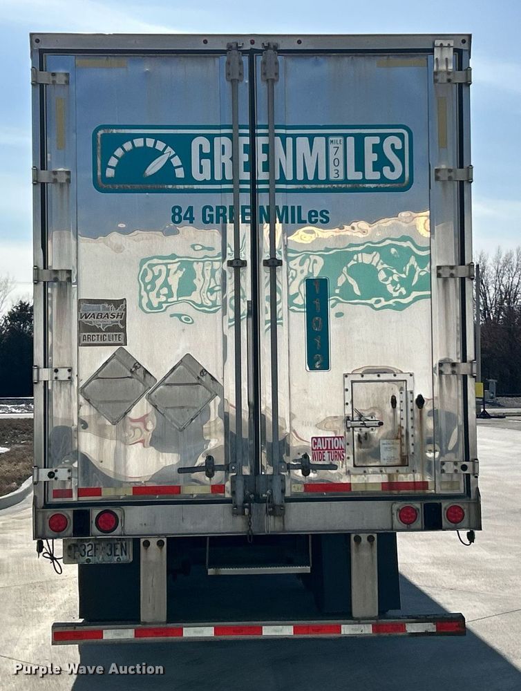 image for item EK2545 2008 Wabash refrigerated van trailer