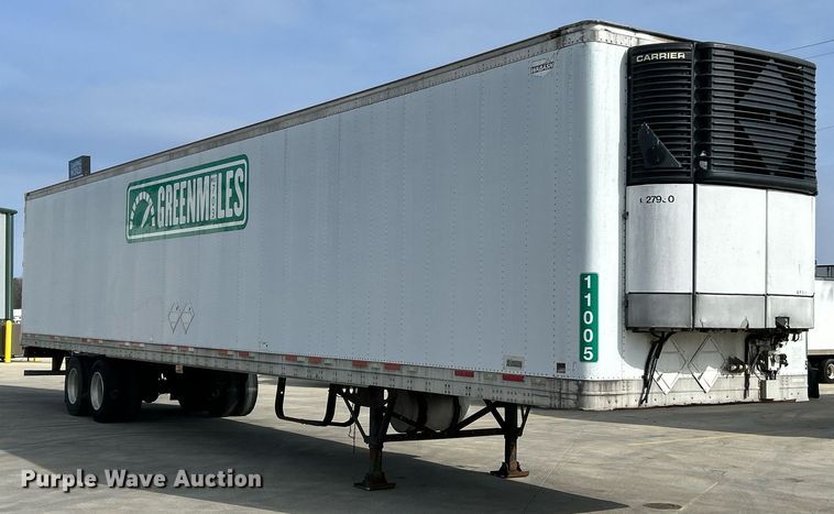 image for item EK2546 2009 Wabash refrigerated van trailer