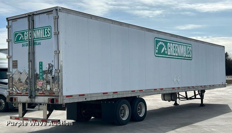 image for item EK2546 2009 Wabash refrigerated van trailer