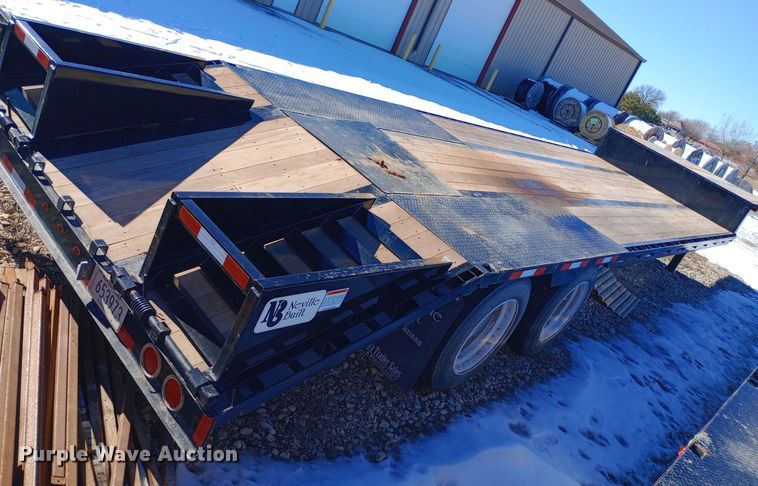 image for item EO0509 2020 Neville Built drop deck equipment trailer