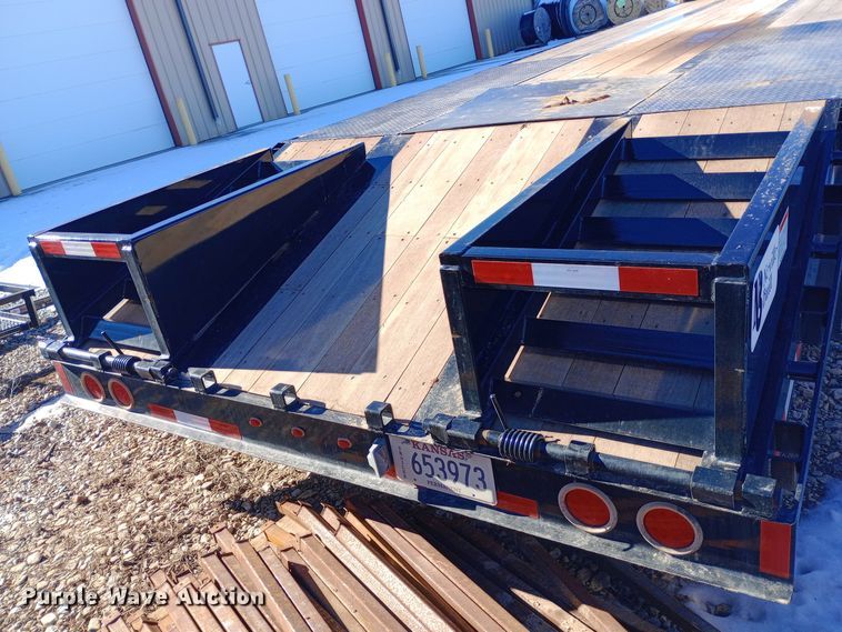 image for item EO0509 2020 Neville Built drop deck equipment trailer