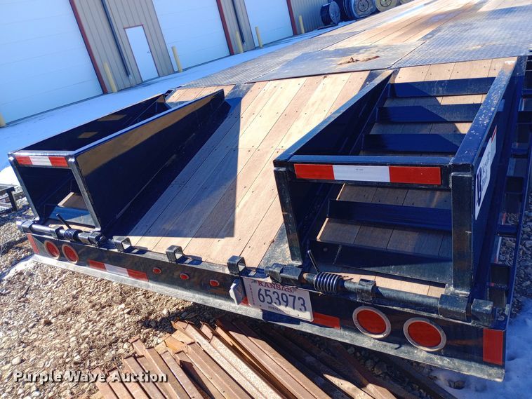 image for item EO0509 2020 Neville Built drop deck equipment trailer