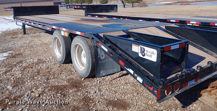 image for item EO0509 2020 Neville Built drop deck equipment trailer