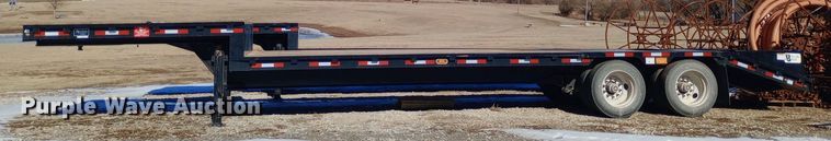 image for item EO0509 2020 Neville Built drop deck equipment trailer
