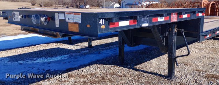 image for item EO0509 2020 Neville Built drop deck equipment trailer