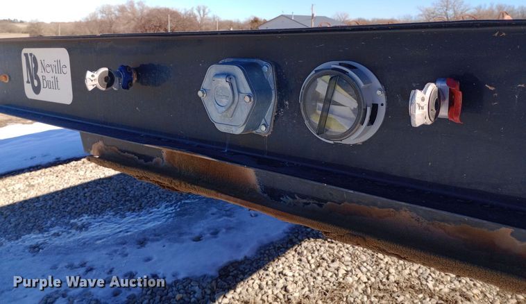 image for item EO0509 2020 Neville Built drop deck equipment trailer