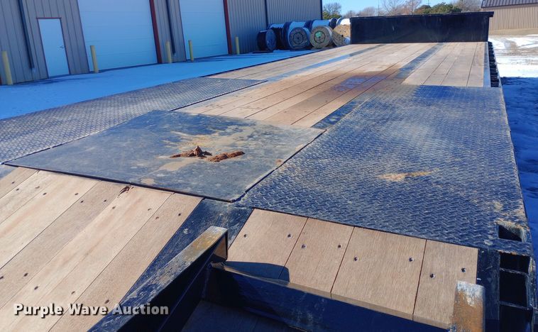 image for item EO0509 2020 Neville Built drop deck equipment trailer