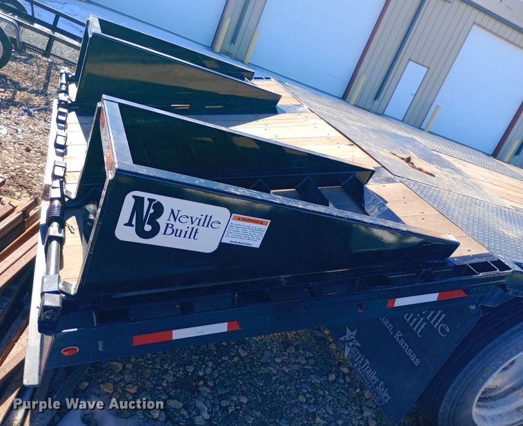 image for item EO0509 2020 Neville Built drop deck equipment trailer