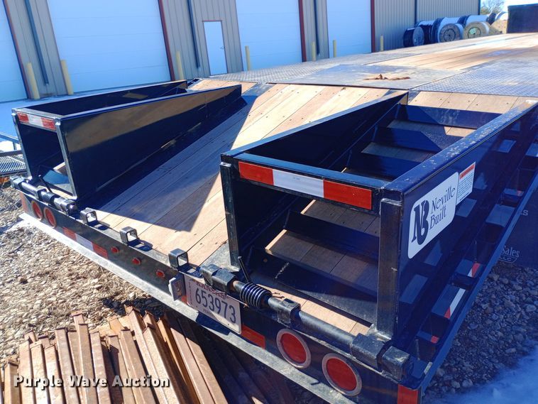 image for item EO0509 2020 Neville Built drop deck equipment trailer