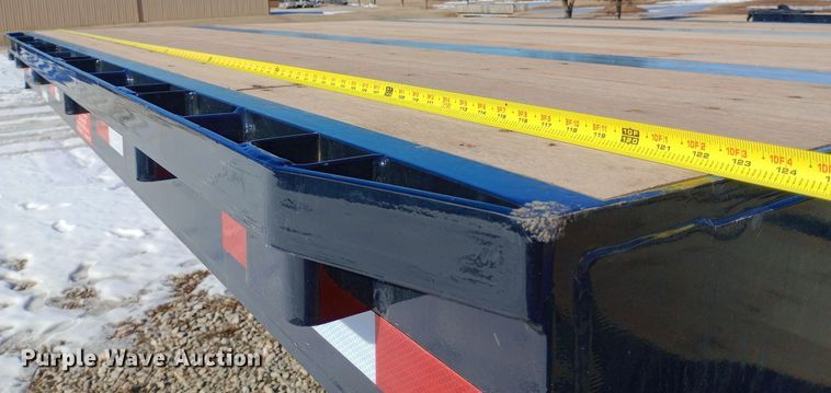 image for item EO0509 2020 Neville Built drop deck equipment trailer