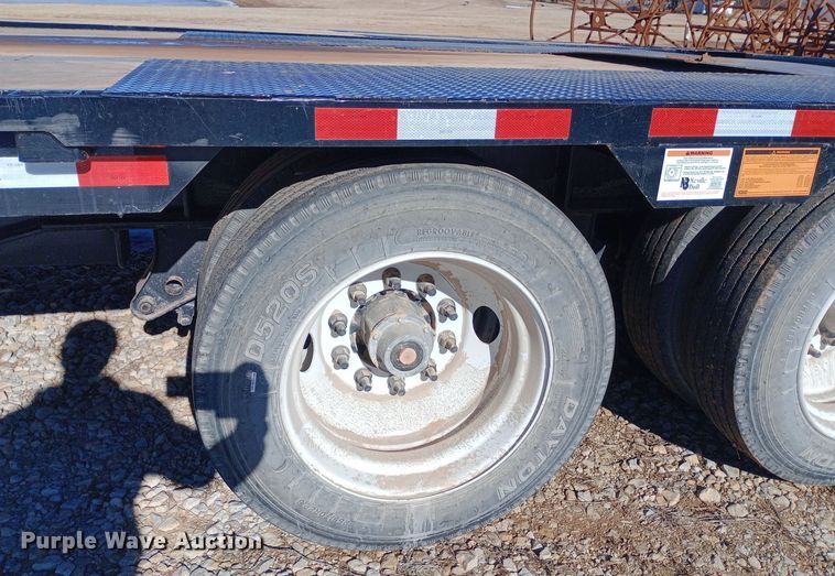 image for item EO0509 2020 Neville Built drop deck equipment trailer