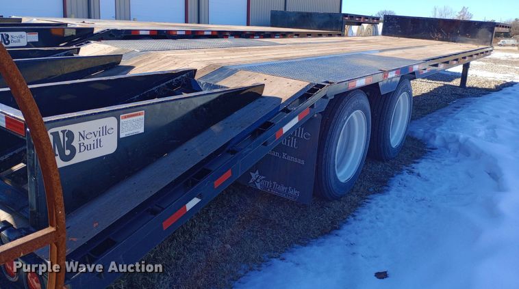 image for item EO0510 2020 Neville Built drop deck equipment trailer