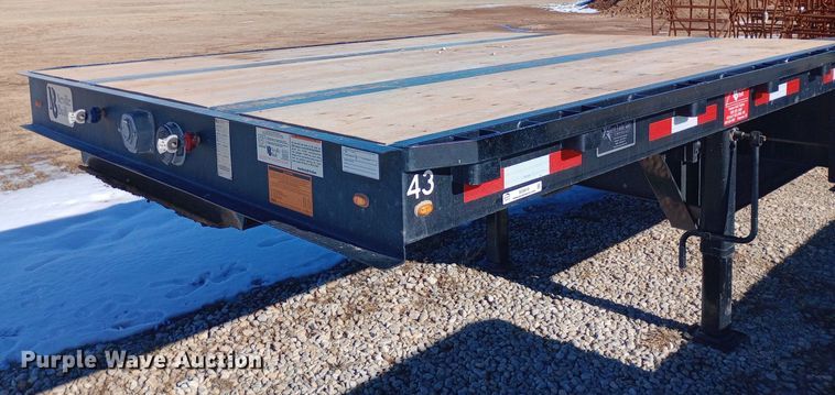 image for item EO0510 2020 Neville Built drop deck equipment trailer
