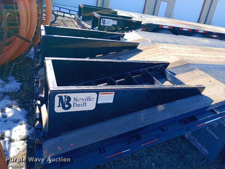 image for item EO0510 2020 Neville Built drop deck equipment trailer