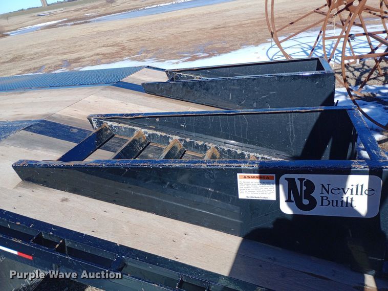 image for item EO0510 2020 Neville Built drop deck equipment trailer